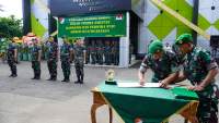 Dandim 0510/Tigaraksa Pimpin Sertijab  Danramil Serta Perwira
