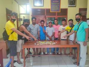 Lima Orang Pemain Judi Jenis Koa di Pessel Diciduk Reskrim Kapolsek Sutera