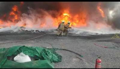 Lapak Limbah Plastik di Rajeg Ludes Terbakar