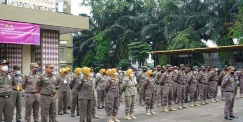 Ribuan Personil Siap Amankan Pilkades Serentak di Kabupaten Tangerang