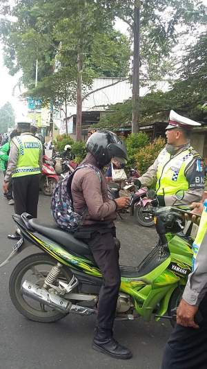Razia operasi Zebra 2017 di Kota Tangerang.