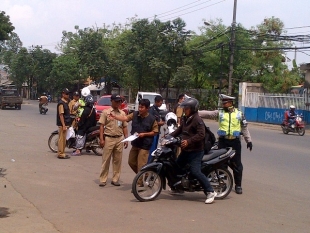 Samsat Ciledug Berhasil Razia 31 Kendaraan