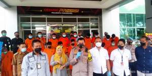 Polresta Tangerang Bekuk 17 Pelaku Curanmor