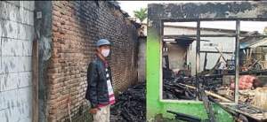 Sapri Anggota DPRD F - PKS Kabupaten Tangerang tinjau rumah kebakaran
