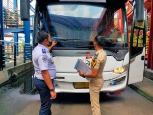 Dishub dan Polres Tangsel Lakukan Ram Check di Terminal Tipe A Pondok Cabe