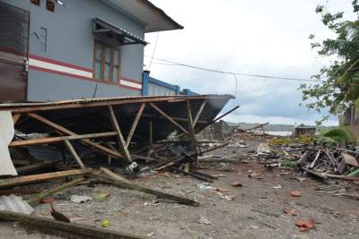 Ini Data Kerusakan Akibat Diterjang Angin Puting Beliung di Mauk