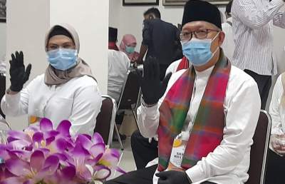 Pasangan Siti Nur Azizah-Ruhamaben.