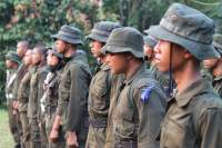 Calon Taruna Smk Pelayaran Makarya Bogor. (aip/detakbanten)