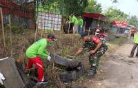 Dukung Even Pamsea, Koramil 11 Pasar Kemis Gelar Karya Bakti