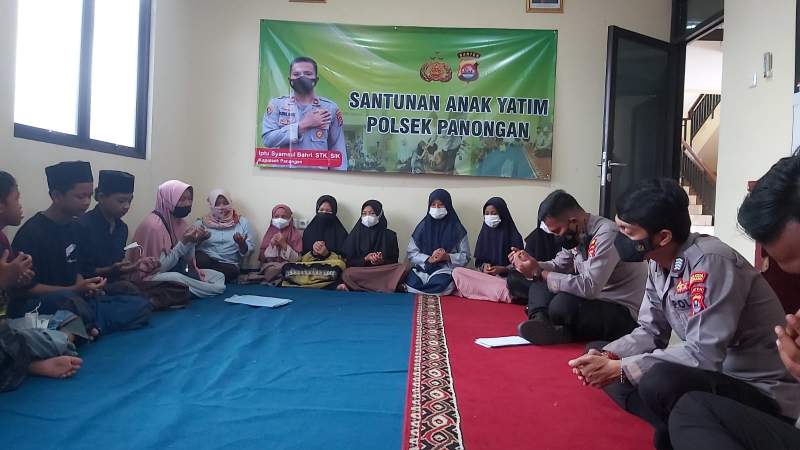 Kapolsek Panongan bersama Anak Ajak Gelar Pengajian